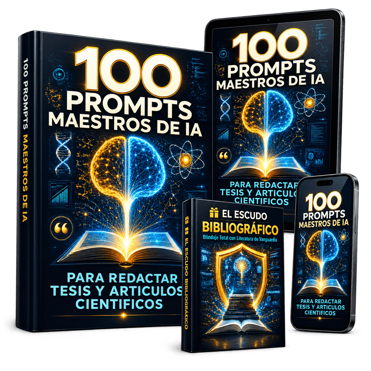 100 Prompts Maestros de IA para Tesis y Artículos Científicos