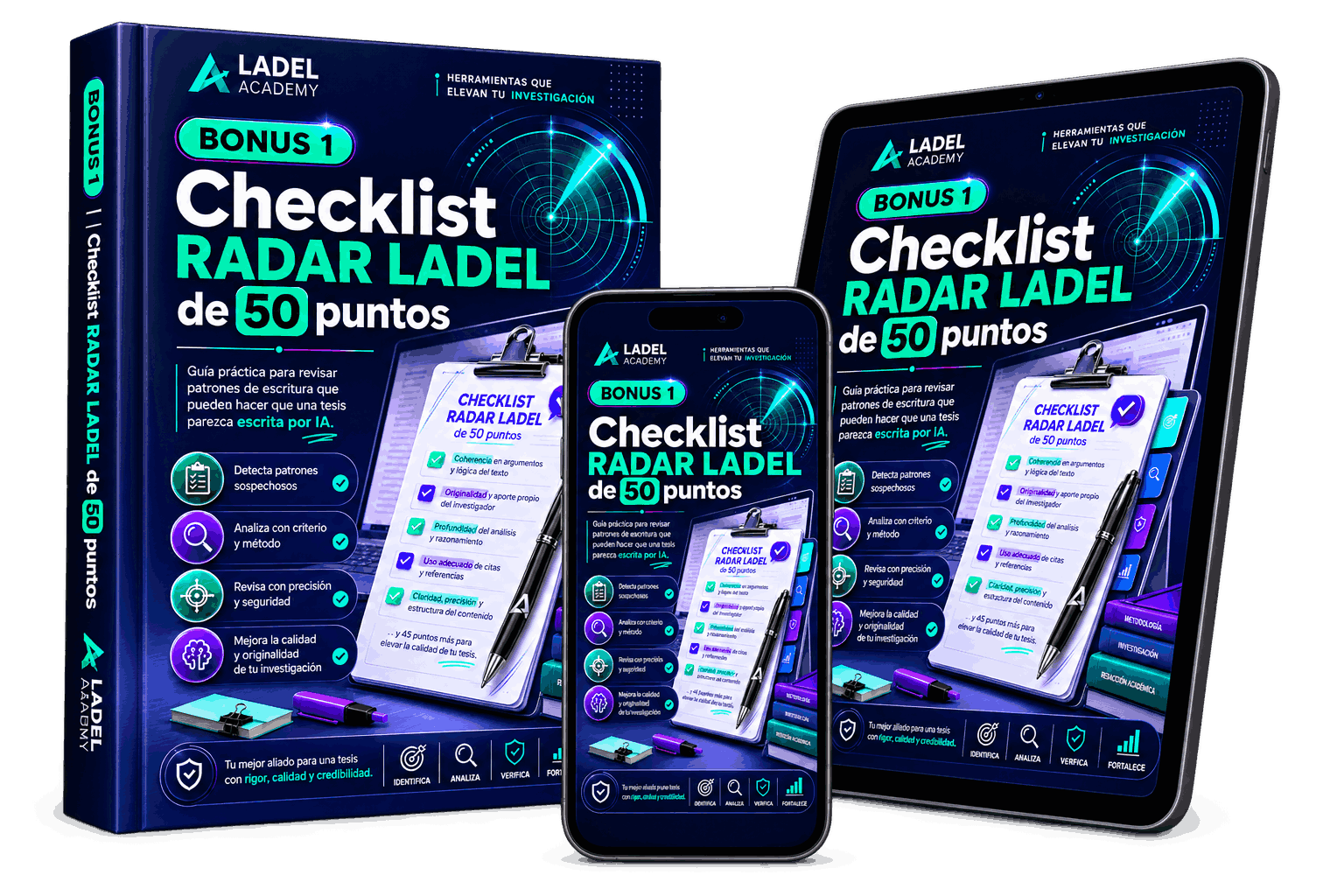 Bonus 1 Checklist RADAR LADEL de 50 puntos