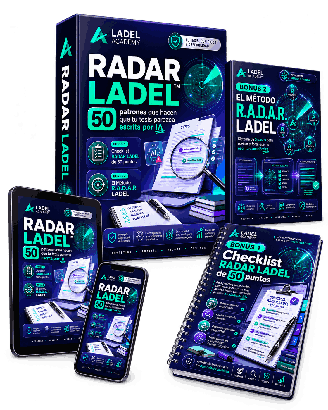 RADAR LADEL con sus dos bonos complementarios
